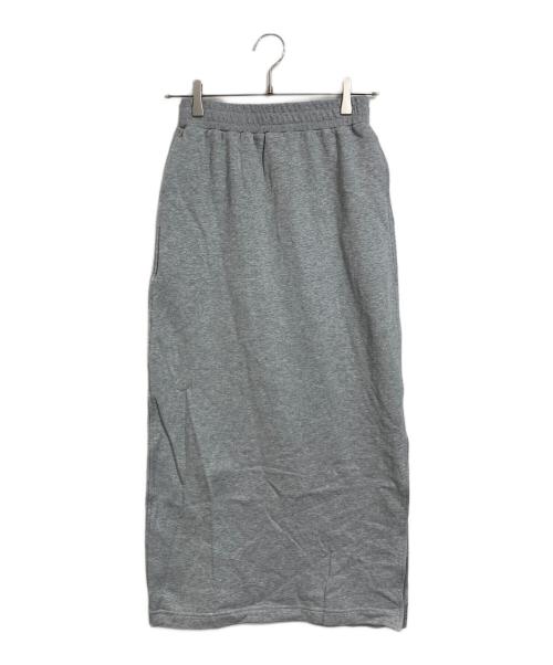 FRAY ID（フレイ アイディー）FRAY ID (フレイ アイディー) スウェットタイトストレートスカート グレー サイズ:FREE 未使用品の古着・服飾アイテム
