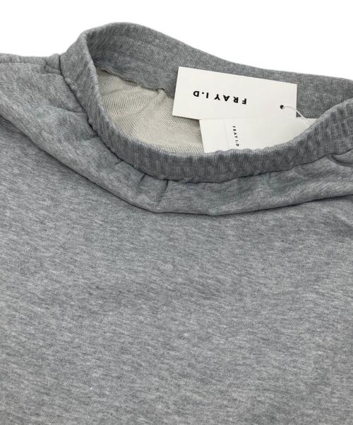 FRAY ID（フレイ アイディー）FRAY ID (フレイ アイディー) スウェットタイトストレートスカート グレー サイズ:FREE 未使用品の古着・服飾アイテム