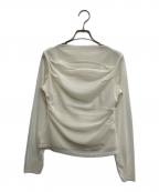 CELFORDセルフォード）の古着「チュールドレープカットトップス」｜アイボリー