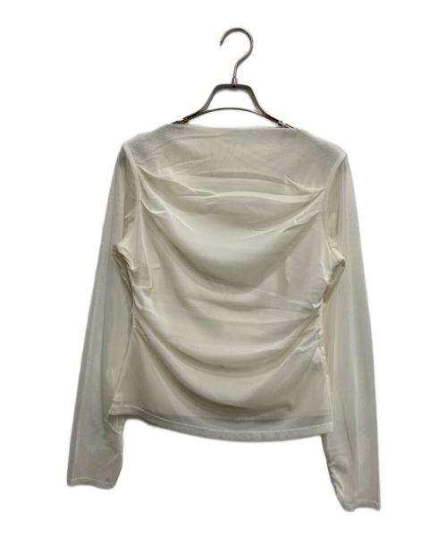 CELFORD（セルフォード）CELFORD (セルフォード) チュールドレープカットトップス アイボリー サイズ:FREEの古着・服飾アイテム