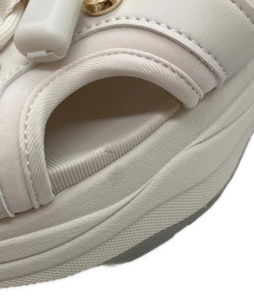 +DIANA（プラスダイアナ）+diana (プラスダイアナ) DRAW CORD SANDALS アイボリー サイズ:23.5cmの古着・服飾アイテム