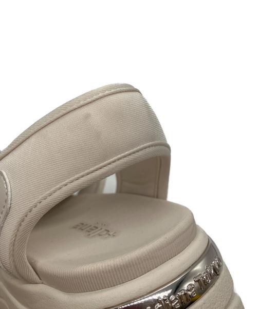 +DIANA（プラスダイアナ）+diana (プラスダイアナ) DRAW CORD SANDALS アイボリー サイズ:23.5cmの古着・服飾アイテム