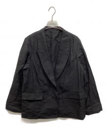 FRAMeWORK（フレームワーク）の古着「コットンリネンライトジャケット」｜ブラック