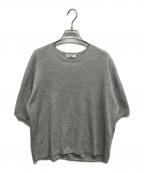 hauntハウント）の古着「C/SILK T SHIRT KNIT」｜グレー