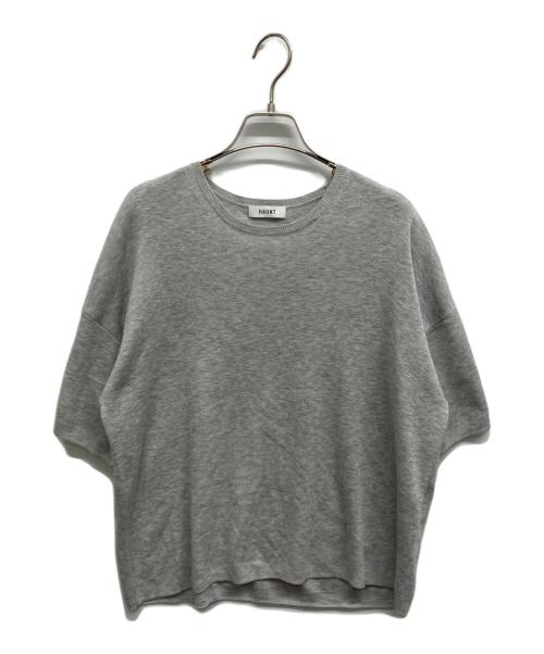 haunt（ハウント）haunt (ハウント) C/SILK T SHIRT KNIT グレー サイズ:Freeの古着・服飾アイテム
