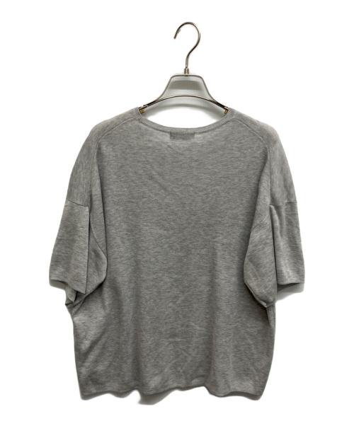 haunt（ハウント）haunt (ハウント) C/SILK T SHIRT KNIT グレー サイズ:Freeの古着・服飾アイテム
