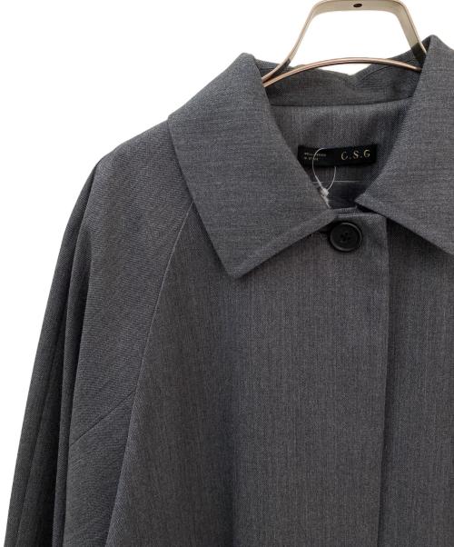 Curensology（カレンソロジー）Curensology (カレンソロジー) ハイカウントウールギャバコート グレー サイズ:Freeの古着・服飾アイテム