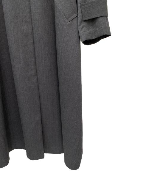 Curensology（カレンソロジー）Curensology (カレンソロジー) ハイカウントウールギャバコート グレー サイズ:Freeの古着・服飾アイテム