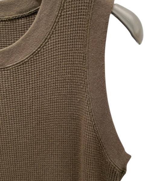MUSE de Deuxieme Classe（ミューズ ドゥーズィエム クラス）MUSE de Deuxieme Classe (ミューズ ドゥーズィエム クラス) thermal フレアワンピース カーキ サイズ:Freeの古着・服飾アイテム