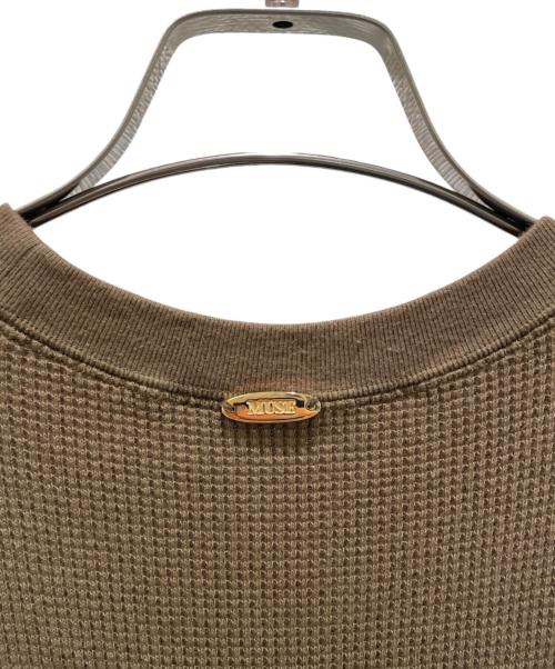 MUSE de Deuxieme Classe（ミューズ ドゥーズィエム クラス）MUSE de Deuxieme Classe (ミューズ ドゥーズィエム クラス) thermal フレアワンピース カーキ サイズ:Freeの古着・服飾アイテム