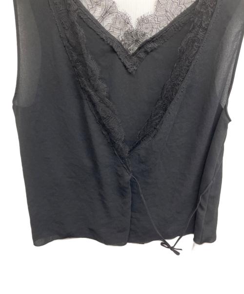 Plage（プラージュ）Plage (プラージュ) solstiss frenchlace ジレ ブラック サイズ:Free 未使用品の古着・服飾アイテム