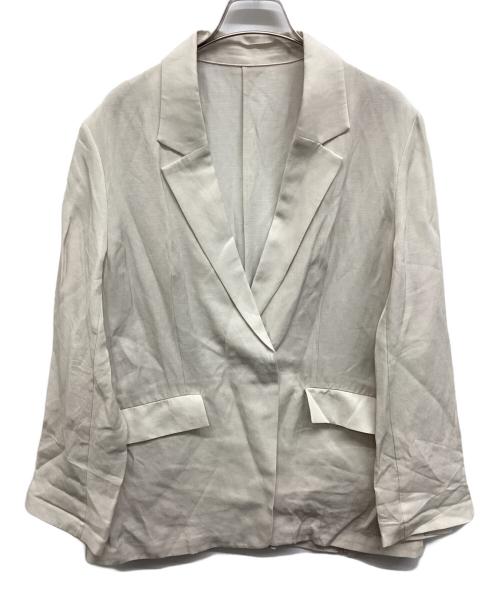 AP STUDIO（エーピーストゥディオ）AP STUDIO (エーピーストゥディオ) Twill Jacket ツイルジャケット アイボリー サイズ:36の古着・服飾アイテム