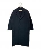 TODAYFULトゥデイフル）の古着「Merinowool Over Coat」｜ブラック