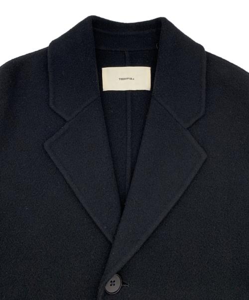 TODAYFUL（トゥデイフル）TODAYFUL (トゥデイフル) Merinowool Over Coat ブラック サイズ:36の古着・服飾アイテム