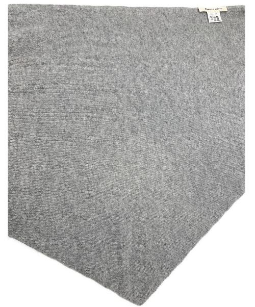 ASAUCE MELER（アソースメレ）ASAUCE MELER (アソースメレ) シームレストライアングルカシミヤストール グレーの古着・服飾アイテム