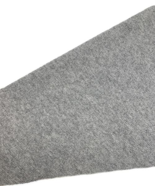 ASAUCE MELER（アソースメレ）ASAUCE MELER (アソースメレ) シームレストライアングルカシミヤストール グレーの古着・服飾アイテム