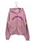 Madhappy（マッドハッピー）の古着「Cooper Midweight Zip Up スウェットパーカー　USA製」｜ピンク