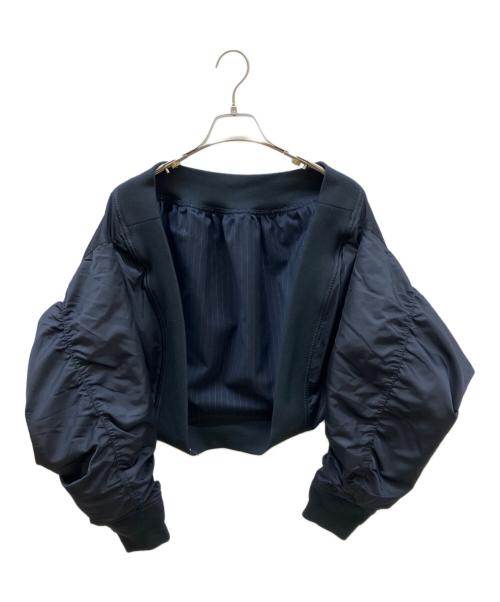 Ameri（アメリ）AMERI (アメリ) REVERSIBLE BOLERO MA-1/リバーシブルボレロエムエーワン ネイビー サイズ:Freeの古着・服飾アイテム