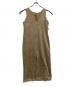 AMERI（アメリ）の古着「MEDI 2WAY DENIM LIKE LACE DOCKING DRESS」｜ベージュ