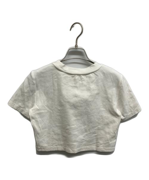 SHUSHU/TONG（シュシュトング）SHUSHU/TONG (シュシュトング) 3DリボンショートTシャツ ホワイト サイズ:10の古着・服飾アイテム