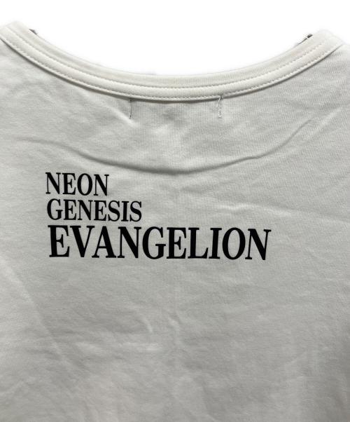 little sunny bite（リトルサニーバイト）Little sunny bite (リトルサニーバイト) エヴァンゲリオン×リトルサニーバイト ミニTシャツ ホワイト サイズ:Mの古着・服飾アイテム