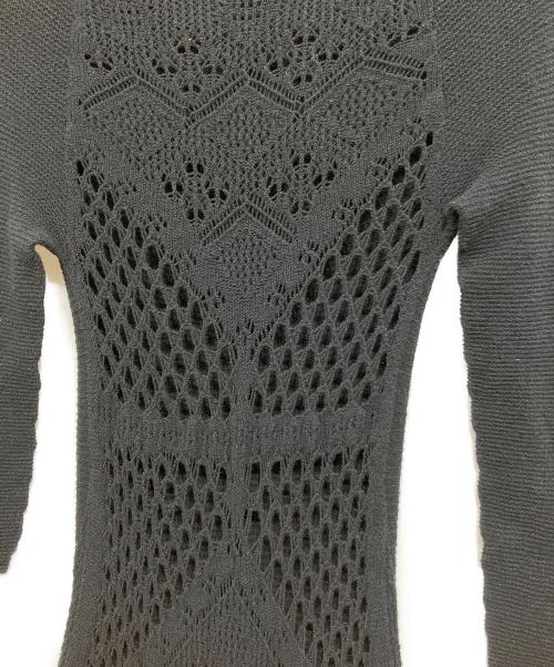 beautiful people（ビューティフルピープル）beautiful people (ビューティフルピープル) ニットワンピース ブラック サイズ:34の古着・服飾アイテム
