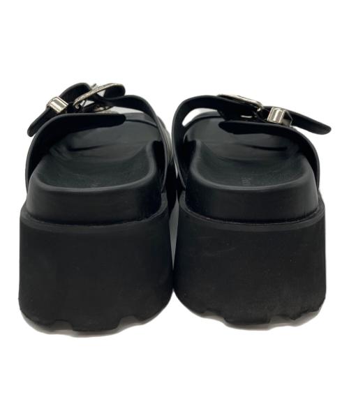 Ameri（アメリ）Ameri (アメリ) MEDI BUCKLE SANDAL ブラック サイズ:Lの古着・服飾アイテム