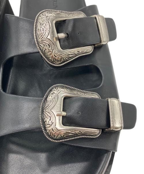 Ameri（アメリ）Ameri (アメリ) MEDI BUCKLE SANDAL ブラック サイズ:Lの古着・服飾アイテム