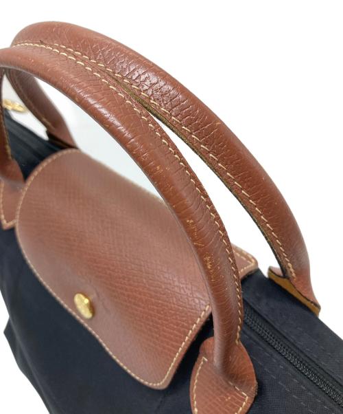 LONGCHAMP（ロンシャン）LONGCHAMP (ロンシャン) オリジナル S トップハンドルバッグ　ナイロンバッグ　ル プリアージュ ブラック サイズ:実寸参照の古着・服飾アイテム