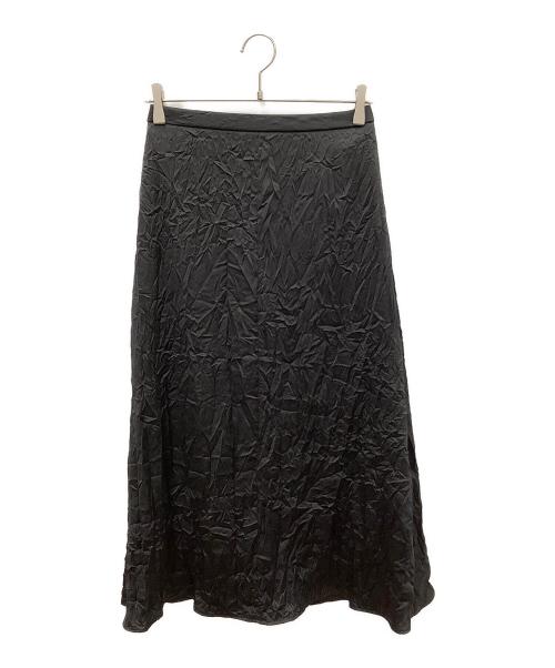 UNTITLED（アンタイトル）UNTITLED (アンタイトル) クラッシュAラインスカート ブラック サイズ:Ｍ 未使用品の古着・服飾アイテム