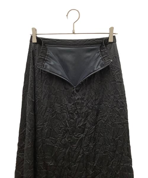 UNTITLED（アンタイトル）UNTITLED (アンタイトル) クラッシュAラインスカート ブラック サイズ:Ｍ 未使用品の古着・服飾アイテム