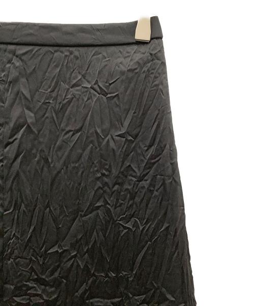 UNTITLED（アンタイトル）UNTITLED (アンタイトル) クラッシュAラインスカート ブラック サイズ:Ｍ 未使用品の古着・服飾アイテム