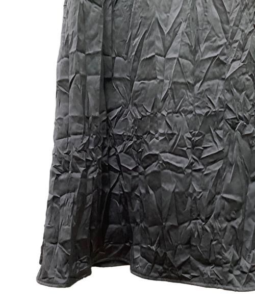 UNTITLED（アンタイトル）UNTITLED (アンタイトル) クラッシュAラインスカート ブラック サイズ:Ｍ 未使用品の古着・服飾アイテム