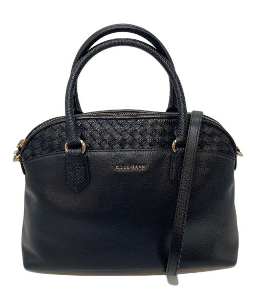 COLE HAAN（コールハーン）COLE HAAN (コールハーン) LUELLA SATCHEL レザーバッグ　2WAYバッグ ブラック サイズ:実寸参照の古着・服飾アイテム
