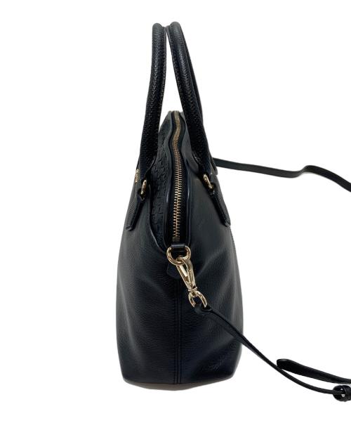 COLE HAAN（コールハーン）COLE HAAN (コールハーン) LUELLA SATCHEL レザーバッグ　2WAYバッグ ブラック サイズ:実寸参照の古着・服飾アイテム