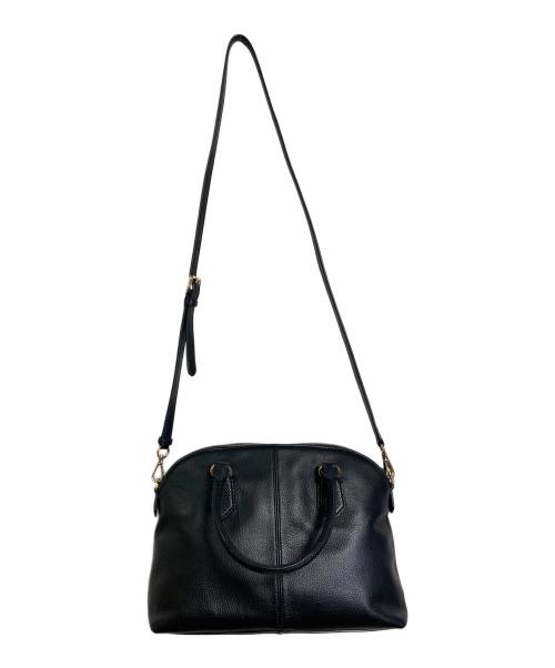 COLE HAAN（コールハーン）COLE HAAN (コールハーン) LUELLA SATCHEL レザーバッグ　2WAYバッグ ブラック サイズ:実寸参照の古着・服飾アイテム