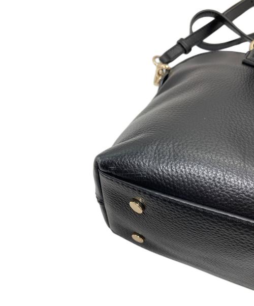 COLE HAAN（コールハーン）COLE HAAN (コールハーン) LUELLA SATCHEL レザーバッグ　2WAYバッグ ブラック サイズ:実寸参照の古着・服飾アイテム