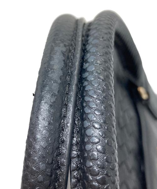 COLE HAAN（コールハーン）COLE HAAN (コールハーン) LUELLA SATCHEL レザーバッグ　2WAYバッグ ブラック サイズ:実寸参照の古着・服飾アイテム