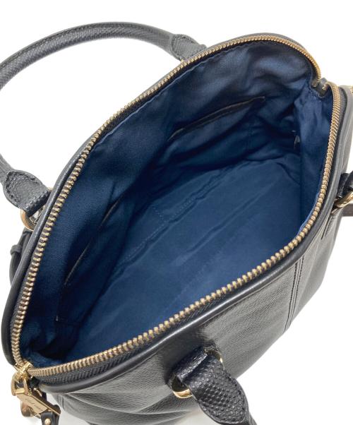 COLE HAAN（コールハーン）COLE HAAN (コールハーン) LUELLA SATCHEL レザーバッグ　2WAYバッグ ブラック サイズ:実寸参照の古着・服飾アイテム