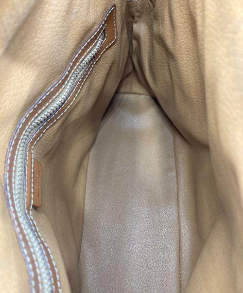 CELINE（セリーヌ）CELINE (セリーヌ) マカダム柄 2WAYショルダーバッグ ブラウンの古着・服飾アイテム