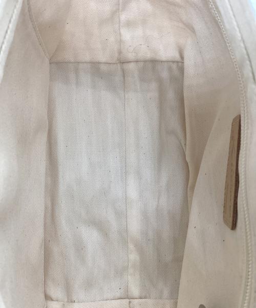 KITAMURA（キタムラ）KITAMURA (キタムラ) 2WAYハンドバッグ ホワイト×グリーン サイズ:下記参照の古着・服飾アイテム