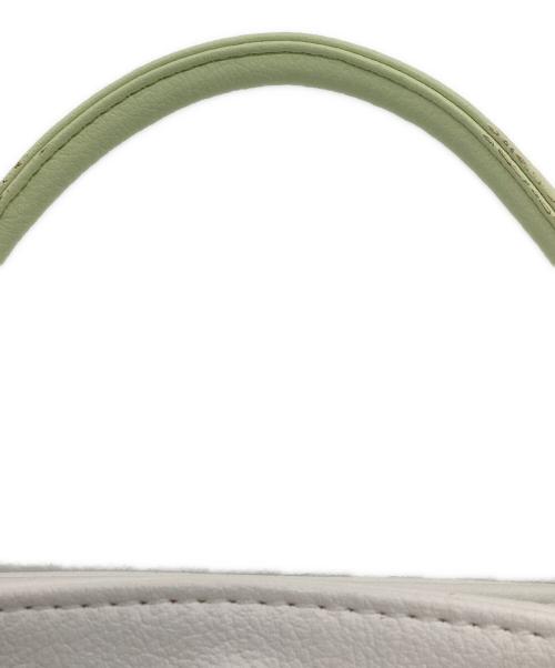 KITAMURA（キタムラ）KITAMURA (キタムラ) 2WAYハンドバッグ ホワイト×グリーン サイズ:下記参照の古着・服飾アイテム