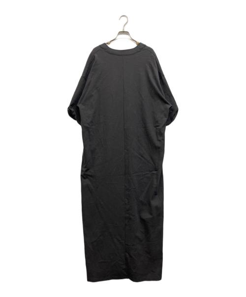 CITYSHOP（シティショップ）CITYSHOP (シティショップ) KEY NECK COTTON DRESS グレー サイズ:38の古着・服飾アイテム