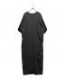 CITYSHOP (シティショップ) KEY NECK COTTON DRESS グレー サイズ:38：6000円