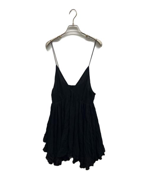 IENA（イエナ）IENA (イエナ) ギャザーフレアキャミ ブラック サイズ:Free 未使用品の古着・服飾アイテム