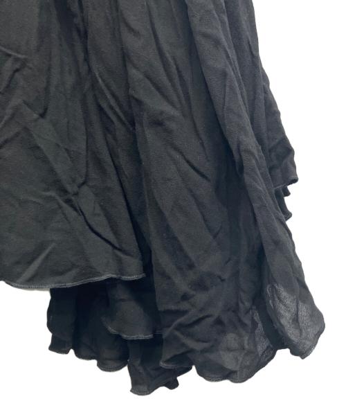 IENA（イエナ）IENA (イエナ) ギャザーフレアキャミ ブラック サイズ:Free 未使用品の古着・服飾アイテム