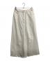 Spick and Span（スピック＆スパン）の古着「5 1/2 FLARE LINE SKIRT」｜ホワイト