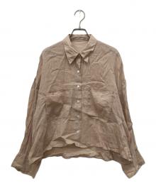 Plage（プラージュ）の古着「RAMIE LYOCELL CROPPED シャツ」｜ピンク