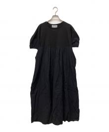 BEARDSLEY（ビアズリー）の古着「袖パフワンピース」｜ブラック