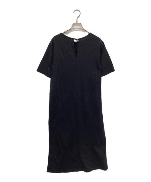 ROSSO（ロッソ）ROSSO (ロッソ) クールタッチハイゲージカットワンピース ブラック サイズ:Freeの古着・服飾アイテム